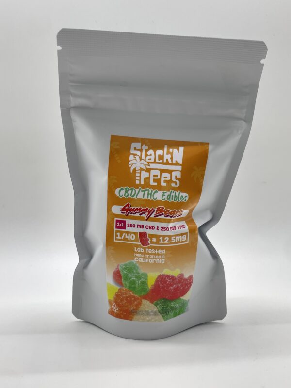 Stack N Trees CBD/THC 1:1 (125mg THC + 125mg CBD) Gummy